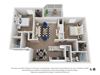 TWO BEDROOM Floor Plan TWO BEDROOM Floor Plan at The Summit at Avent Ferry, Raleigh, 27606